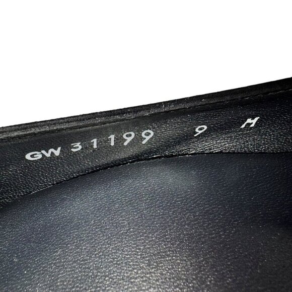 Stuart Weitzman Pip Toe Heels Sz.9 Black Suede Hidden Platform Minimalist Pumps - Picture 8 of 10